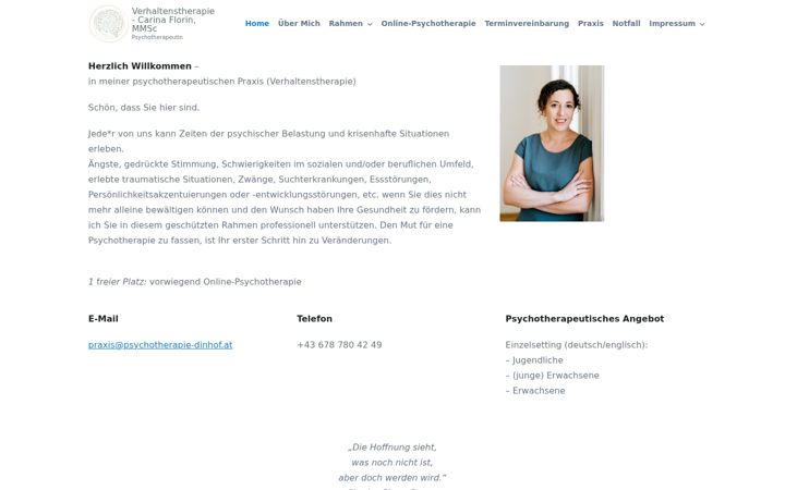Screenshot ta' carinaflorin.de