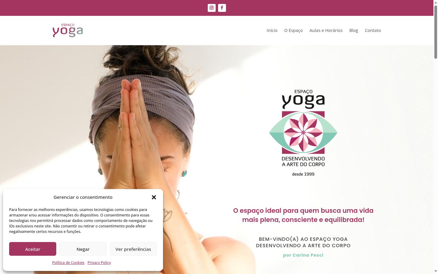 Posnetek zaslona pasice za privolitev, prikazane pred kakršno koli interakcijo
