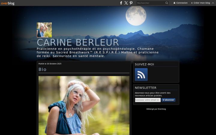 Screenshot of carineberleur.com
