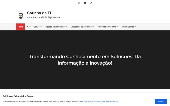 Screenshot of carinhadati.com