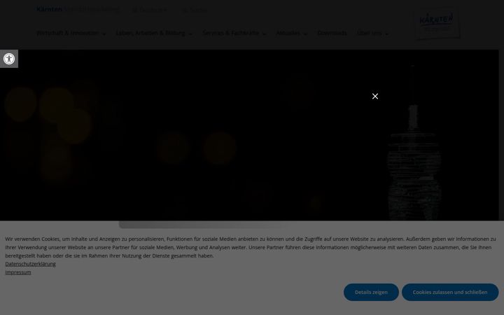 Screenshot of carinthia.com