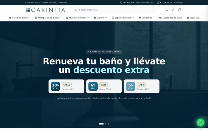 Screenshot of carintia.es