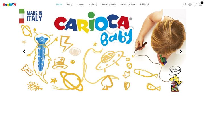 Screenshot of carioca-romania.ro