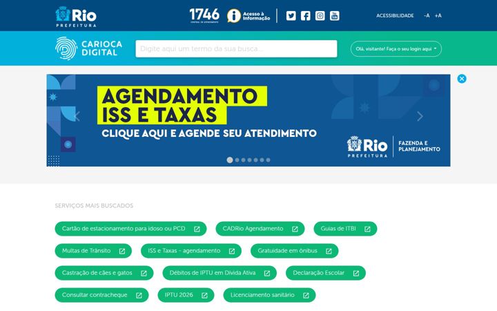 Screenshot of carioca.rio