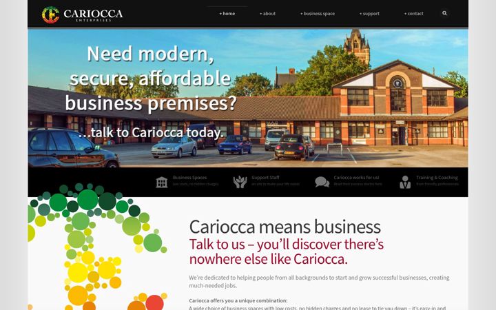 Screenshot of cariocca.com