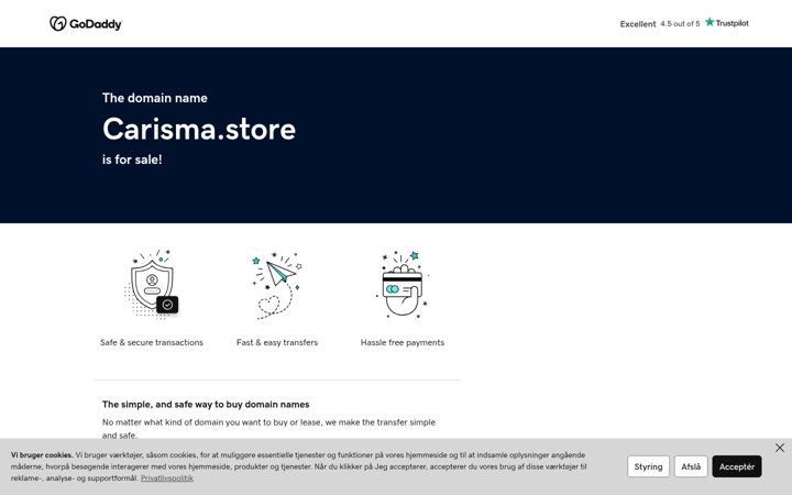 Screenshot of carisma.store