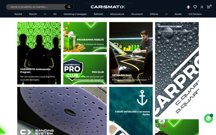 Screenshot of carismatix.it