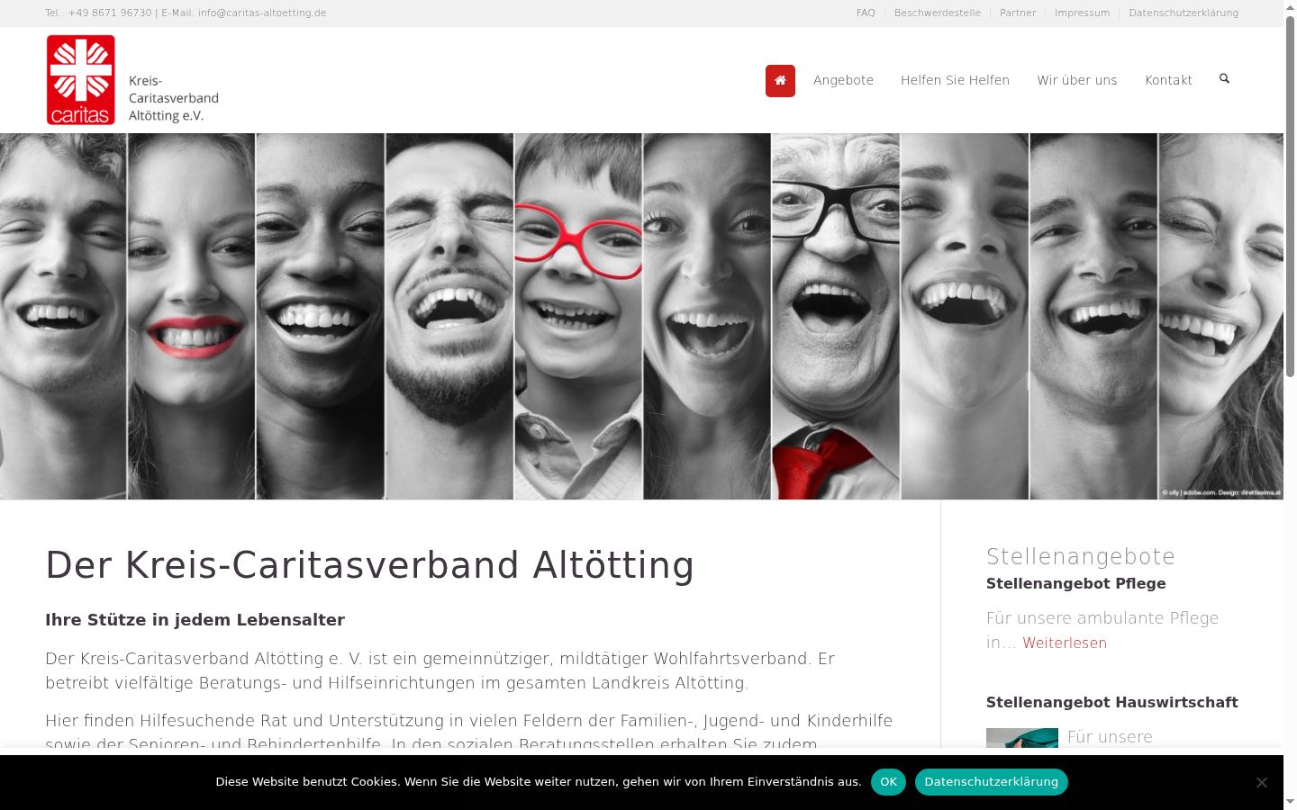 Screenshot tal-banner tal-kunsens muri qabel kwalunkwe interazzjoni