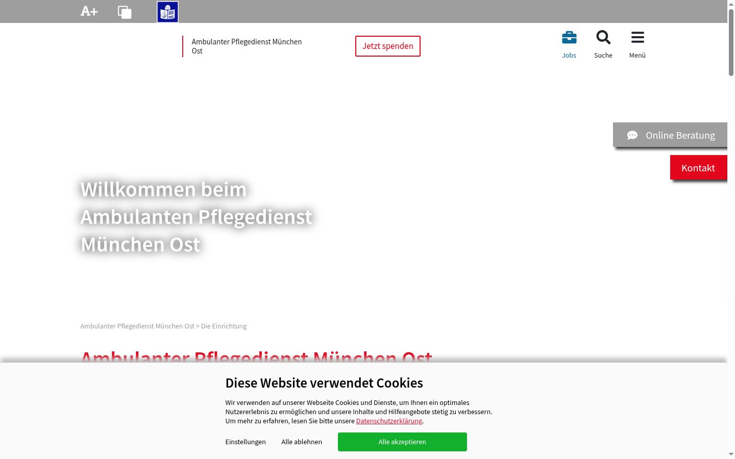 Screenshot tal-banner tal-kunsens muri qabel kwalunkwe interazzjoni