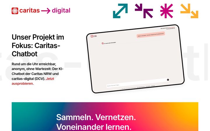 Screenshot ta' caritas-digital.de
