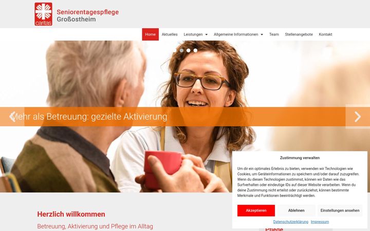 Screenshot του caritas-grossostheim.de