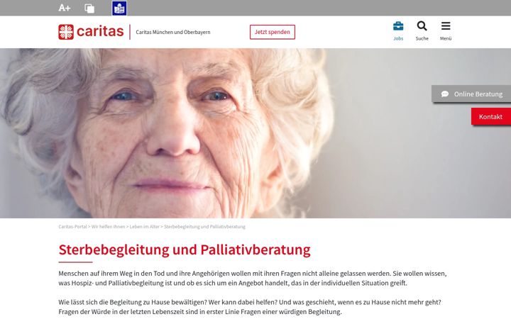 Screenshot ta' caritas-hospizdienst-ramersdorf-perlach.de