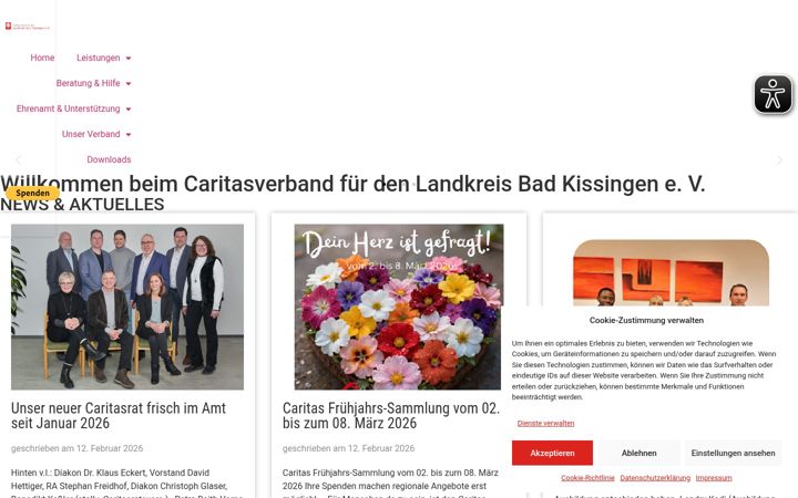 Capture d'écran de caritas-kissingen.de