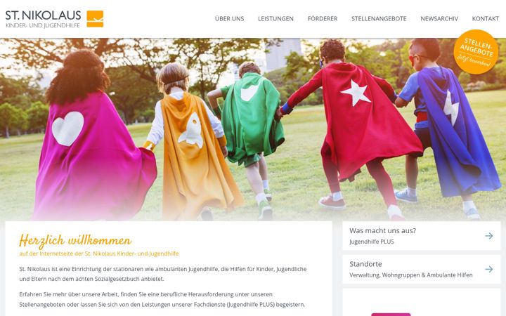 Screenshot of caritas-nikolaus.de