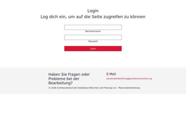 Screenshot of caritas-start.de