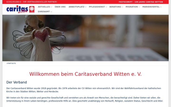 Screenshot di caritas-witten.de