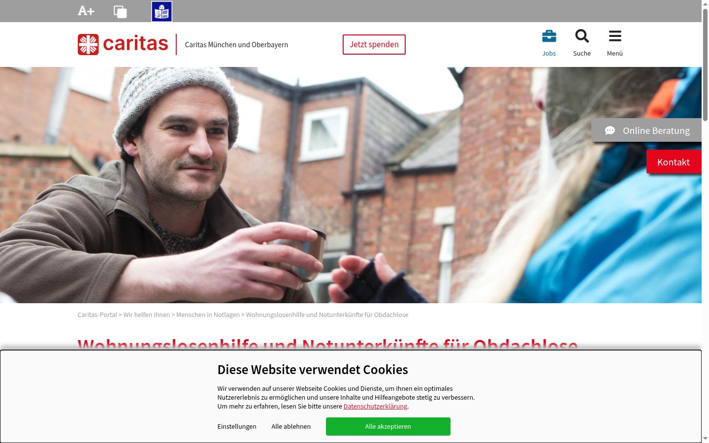 Ekraanipilt nõusolekubännerist, mida näidati enne mis tahes suhtlust