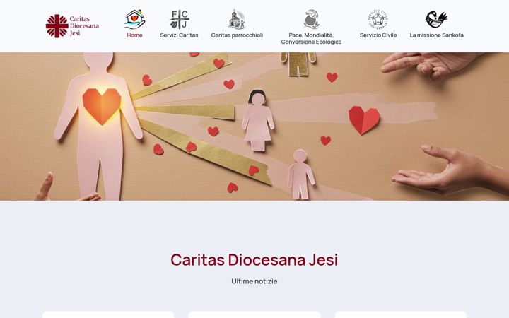Screenshot von caritasjesi.it