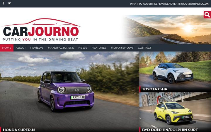 Screenshot of carjourno.co.uk