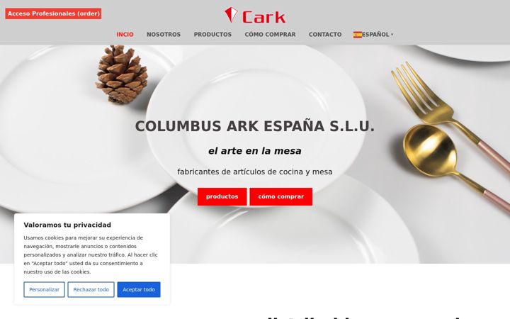 Screenshot of cark.es