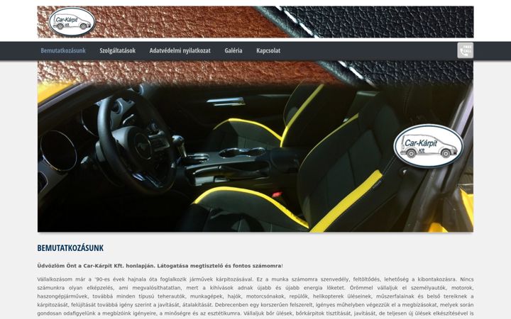 Screenshot of carkarpit.hu