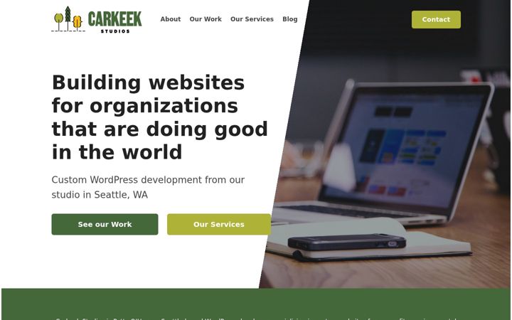 Screenshot of carkeekstudios.com