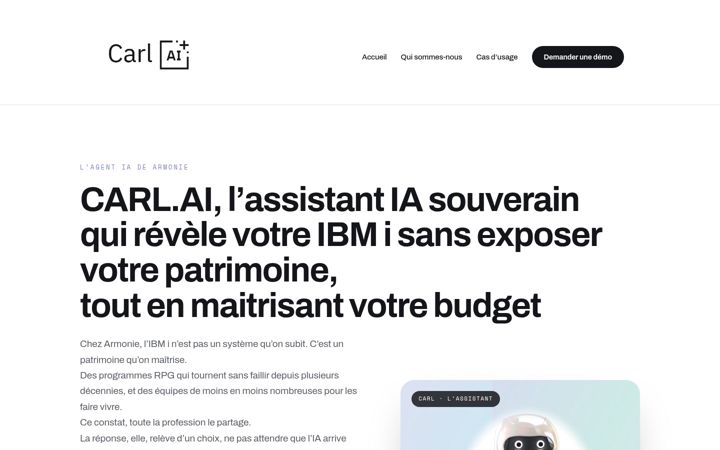 Screenshot of carl-ai.com