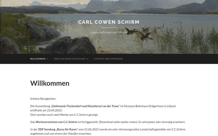 Capture d'écran de carl-cowen-schirm.de