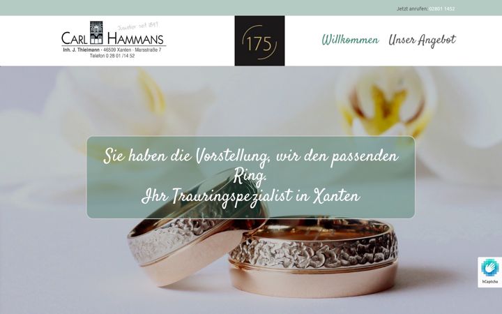 Screenshot of carl-hammans.de