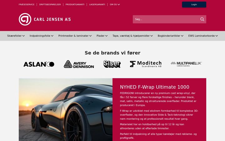 Screenshot of carl-jensen.com