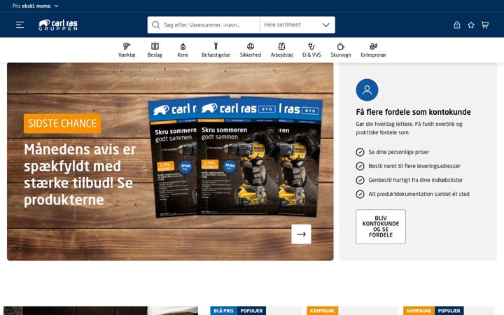 Screenshot of carl-ras.dk