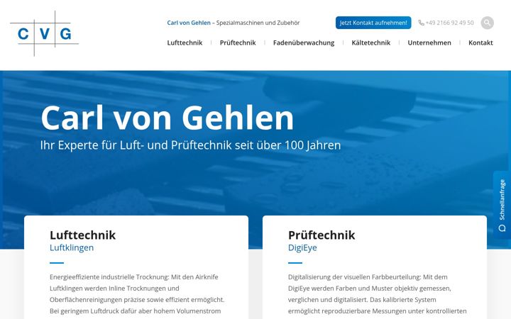 Screenshot of carl-von-gehlen.de