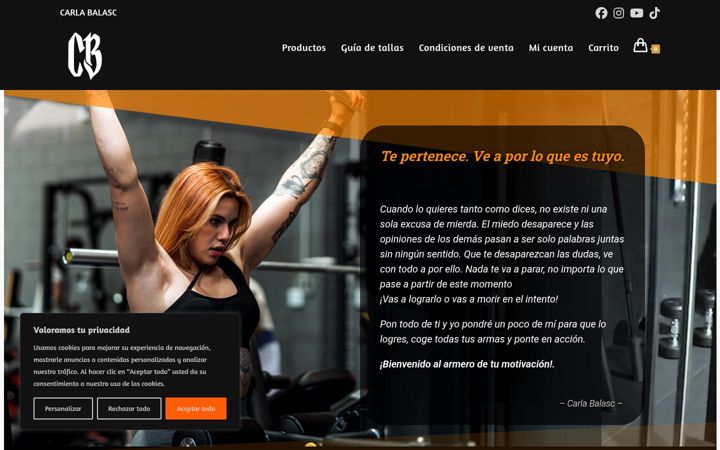 Screenshot of carlabalasc.com