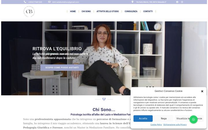 Zrzut ekranu carlabuttafoco.it