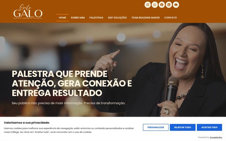 Skjámynd af carlagalo.com.br