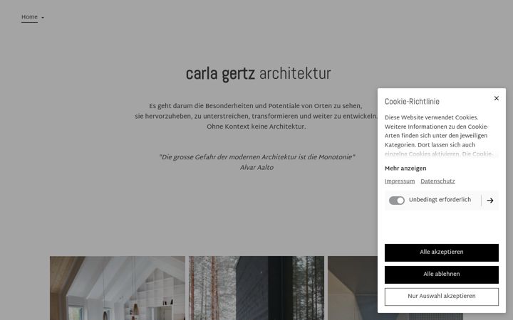 Screenshot of carlagertz.com
