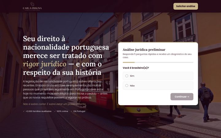 Screenshot of carlaossuna.com
