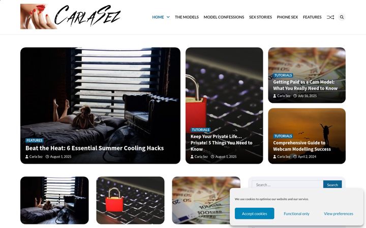 Screenshot of carlasez.com