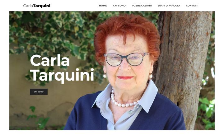 Zrzut ekranu carlatarquini.it