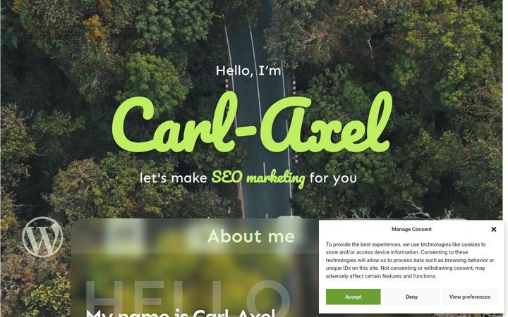 Screenshot of carlaxellauren.com