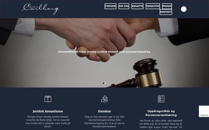 Screenshot of carlberg.no