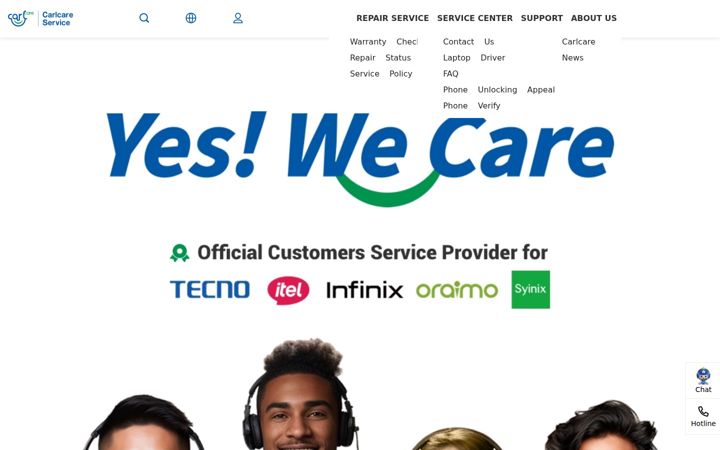 Screenshot of carlcare.com