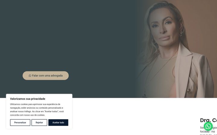 Screenshot of carleane.com.br