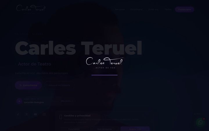 Screenshot of carlesteruelactor.com