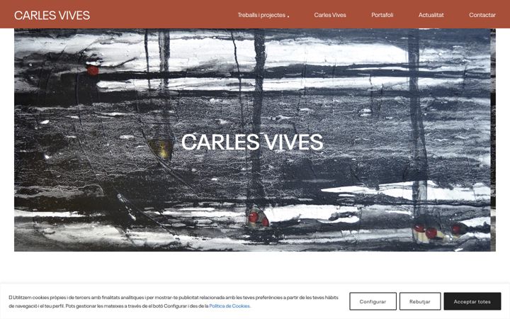 Screenshot van carlesvives.org