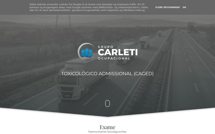Skjámynd af carletitoxicologico.com.br