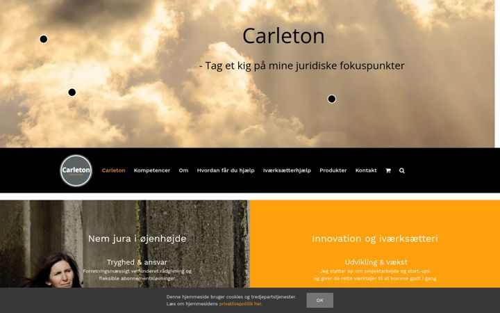 Screenshot of carleton.dk