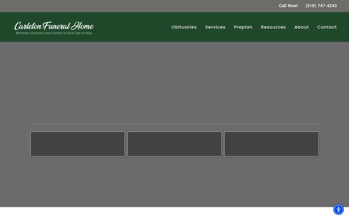Screenshot of carletonfuneralhome.net
