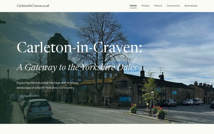 Screenshot of carletonincraven.co.uk