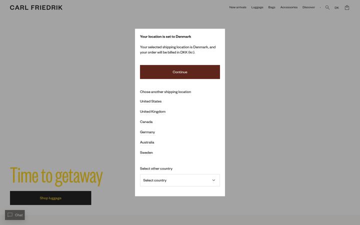 Screenshot of carlfriedrik.com